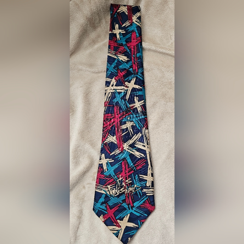 Vintage Appointed Apparel "Tis Finished" Christian Themed Tie.